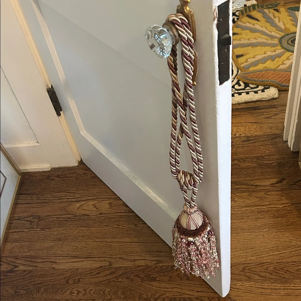 Chic Mauve, Brown, Gold and Cream Extra Large Tassel